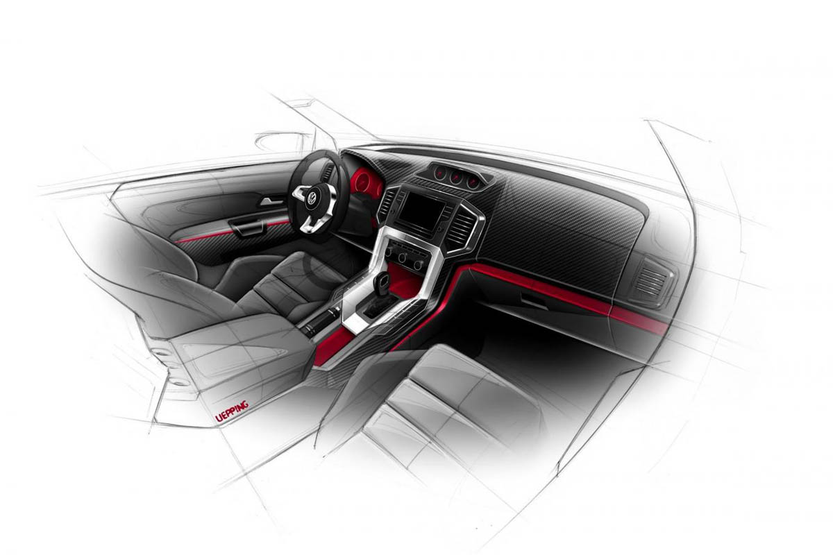 VW Amarok R-style concept interior