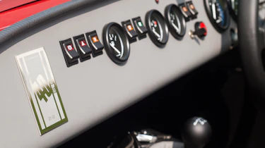 Caterham Seven 40 YoC dashboard plaque
