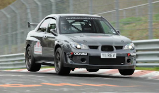 Revolution Subaru Impreza Project STI Nurburgring jump air