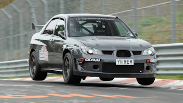 Revolution Subaru Impreza Project STI Nurburgring jump air