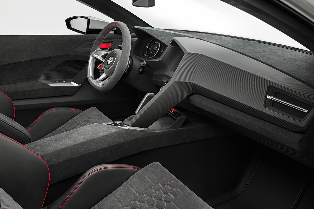496bhp VW Golf Design Vision GTI interior