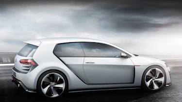 496bhp VW Golf Design Vision GTI side profile rear