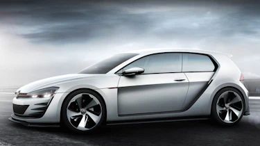 496bhp VW Golf Design Vision GTI side profile front