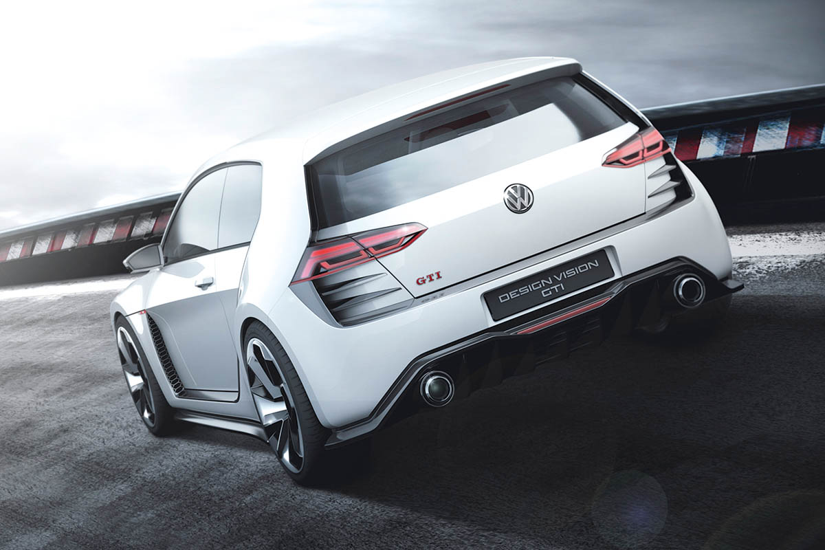 496bhp VW Golf Design Vision GTI rear