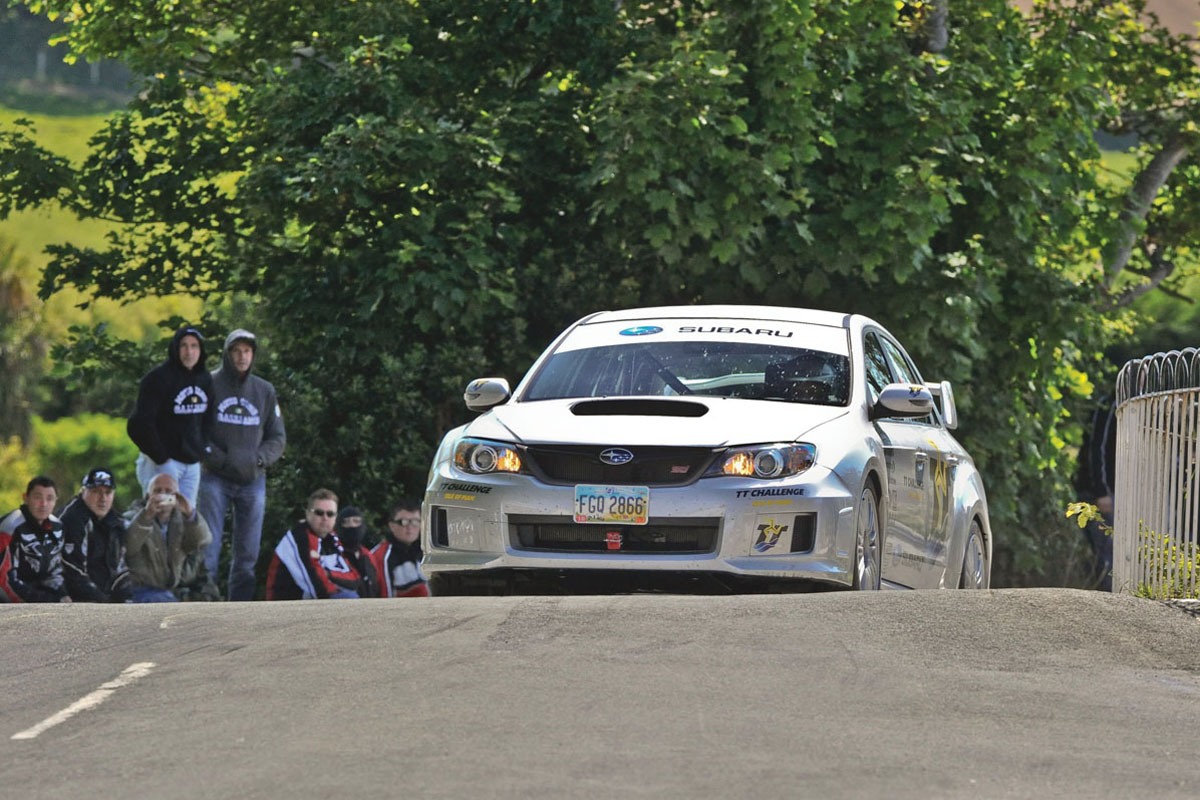 Subaru Impreza STI jump