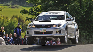 Subaru Impreza STI jump