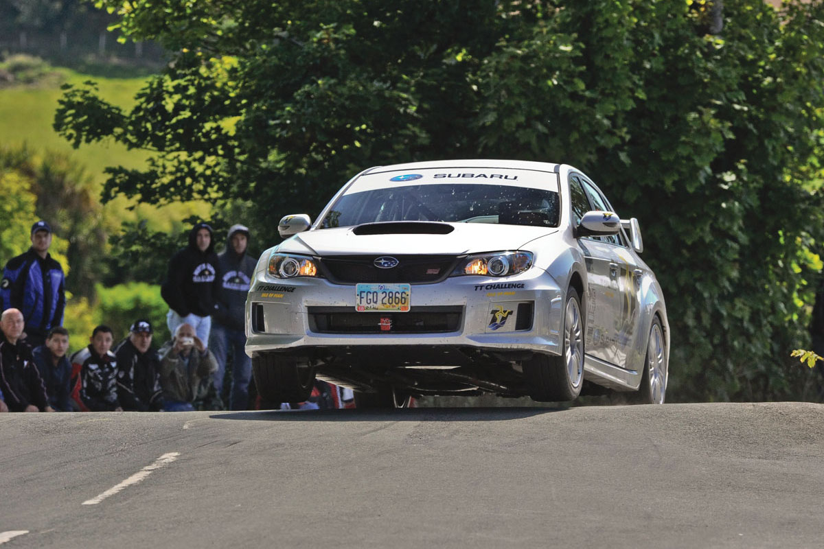 Subaru Impreza STI jump