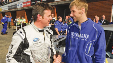 Mark Higgins with Ian Hutchinson
