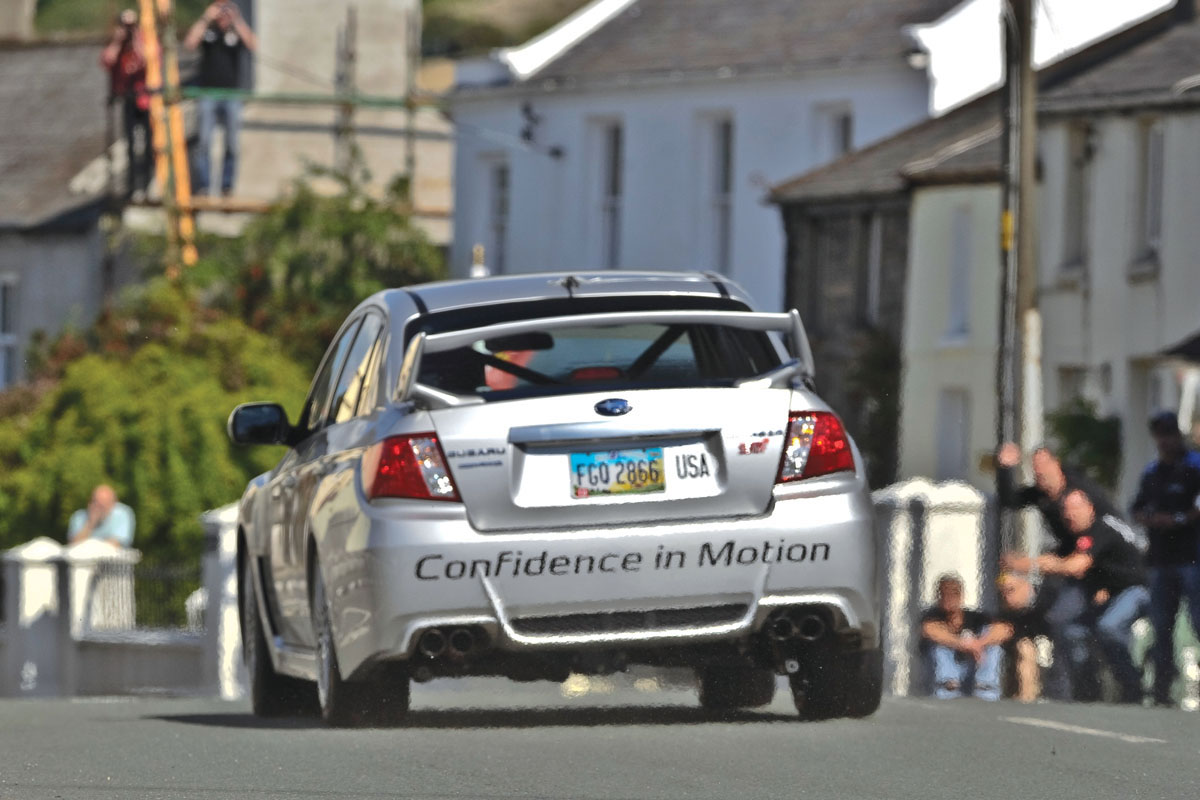 Subaru Impreza STI rear TT record attempt