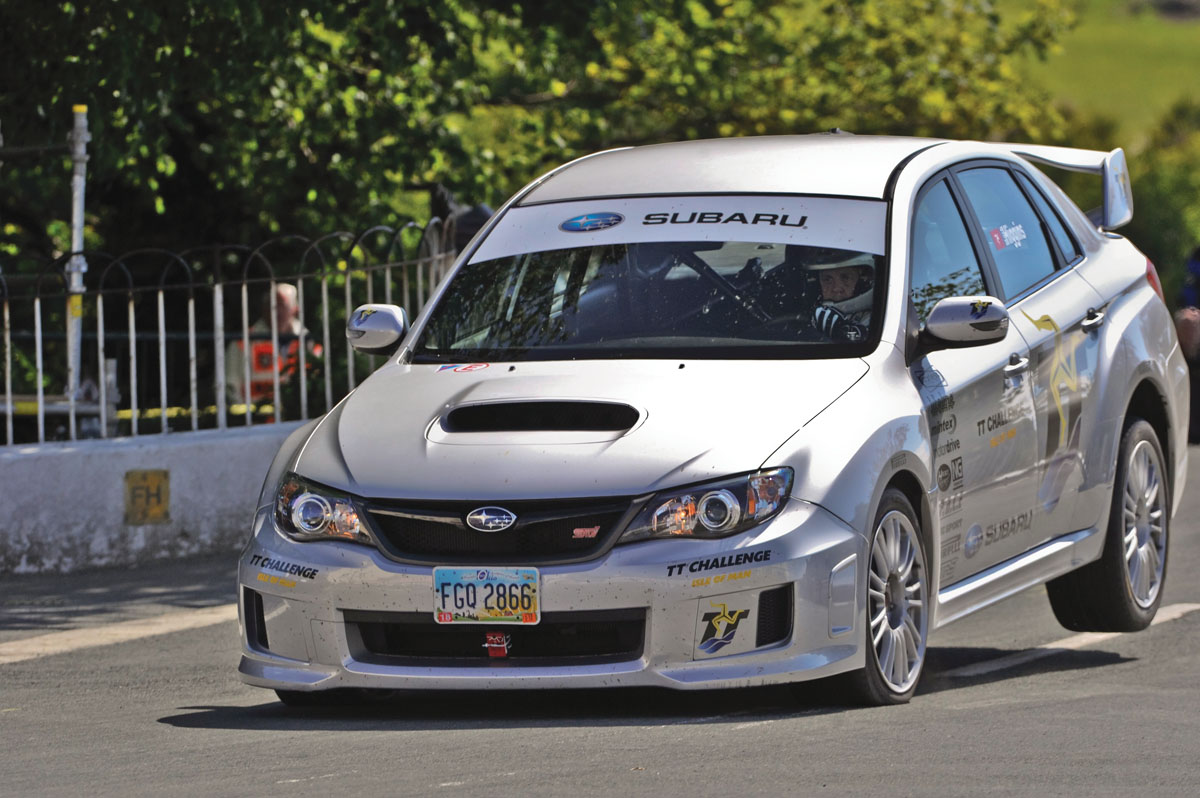 Subaru Impreza STI jump