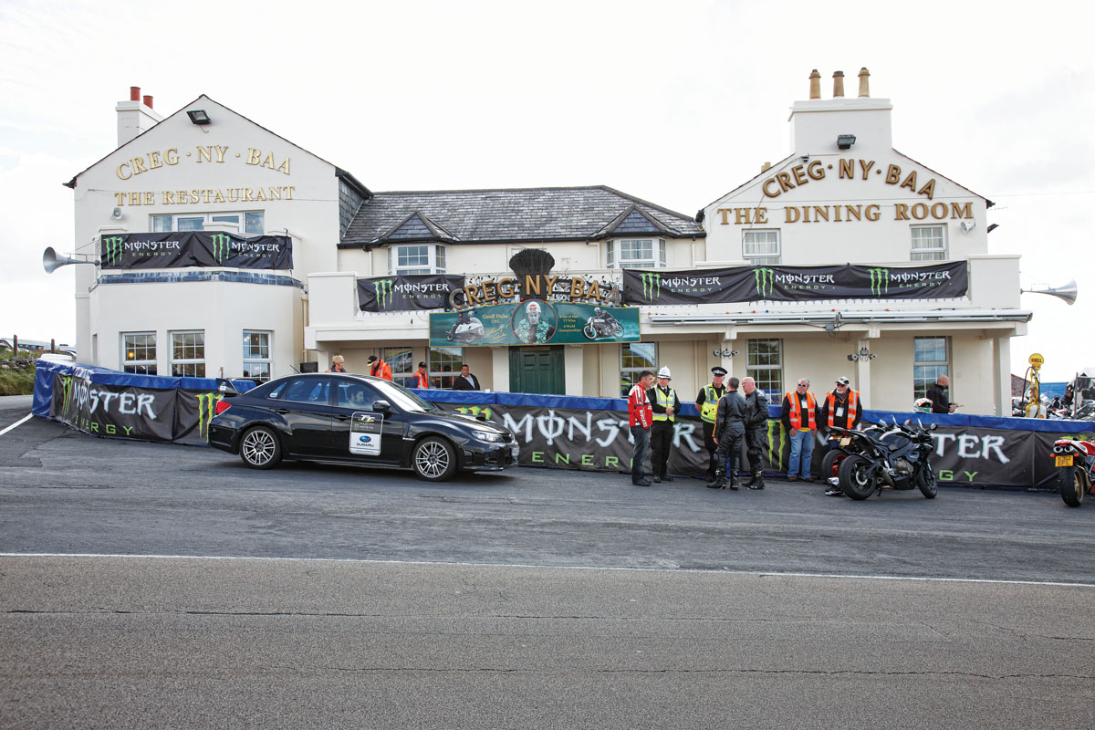Subaru Impreza STI IOM TT record attempt