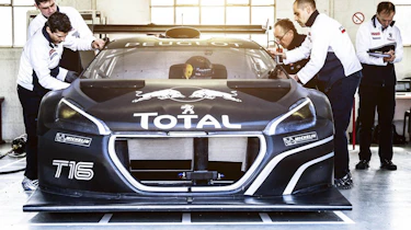 Pikes Peak Peugeot 208 T16 crew pit