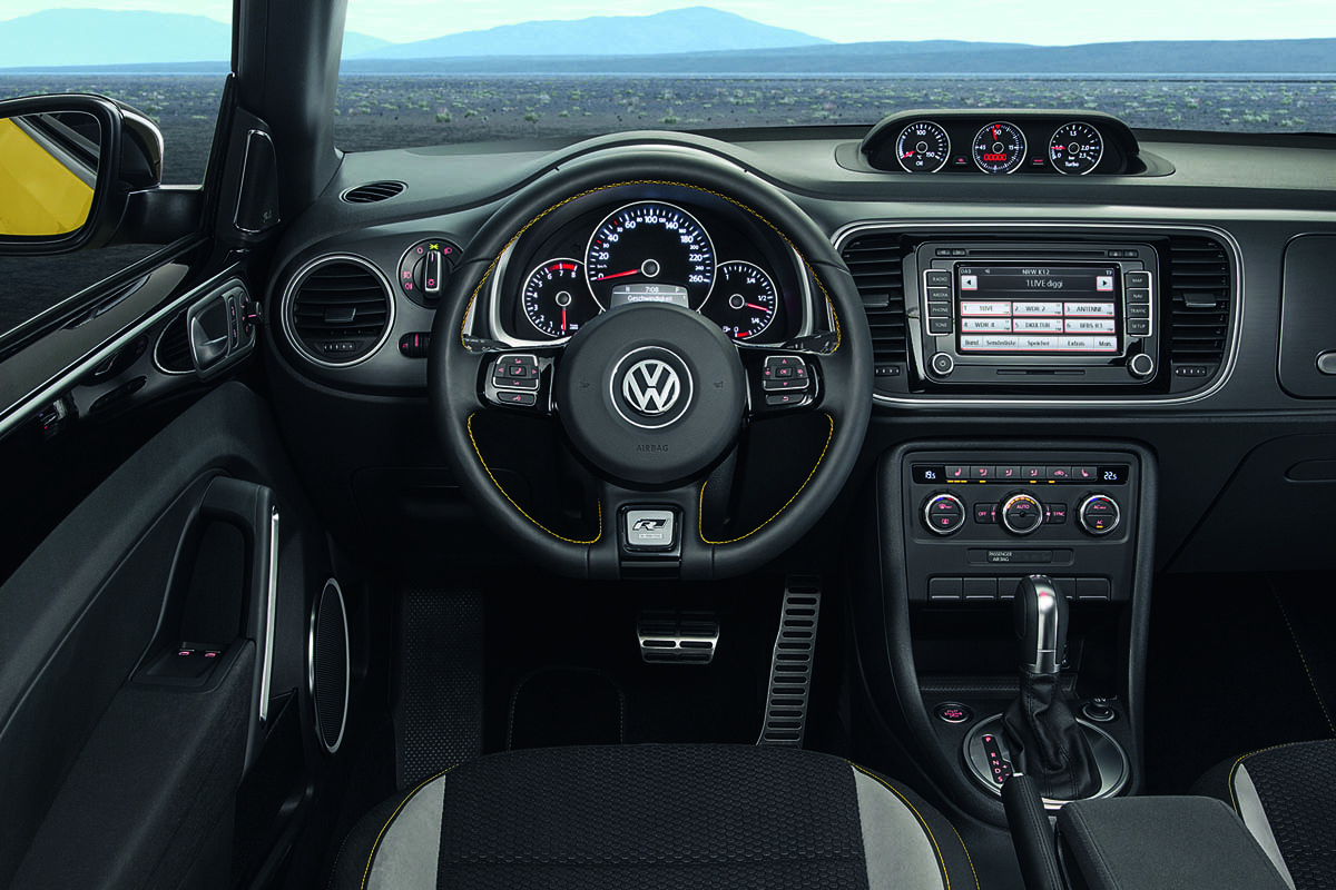 New Volkswagen Beetle GSR interior dashboard