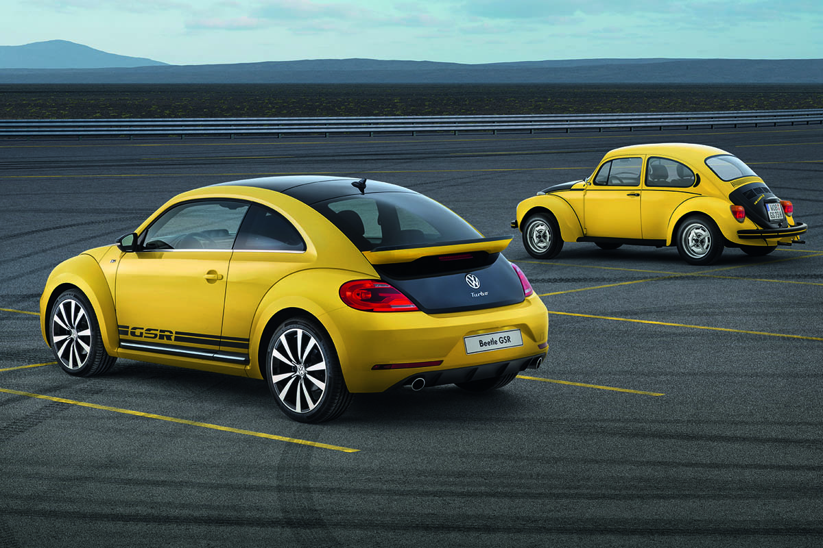 New Volkswagen Beetle GSR black and yellow