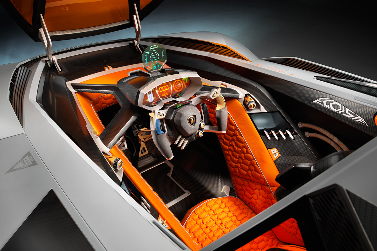 Lamborghini Egoista interior