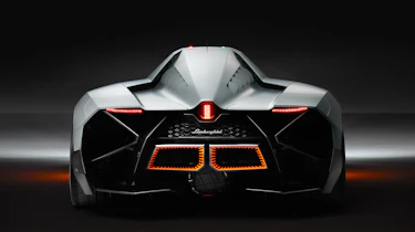 Lamborghini Egoista rear flaps down