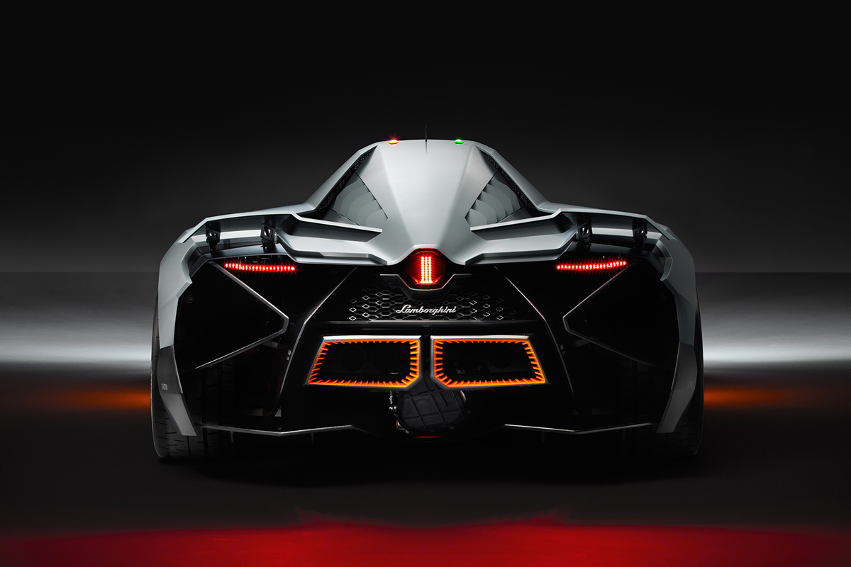 Lamborghini Egoista rear flaps up