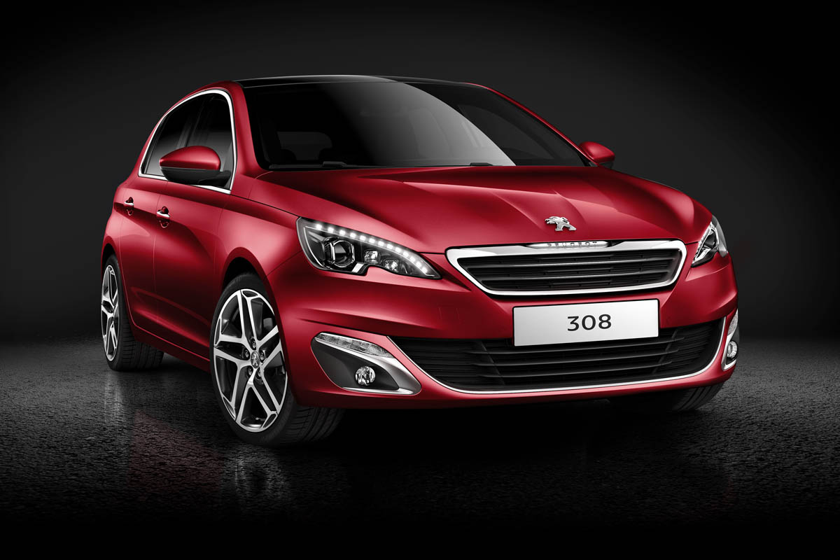 New 2013 Peugeot 308 red front
