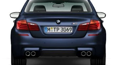 BMW M5 facelift rear