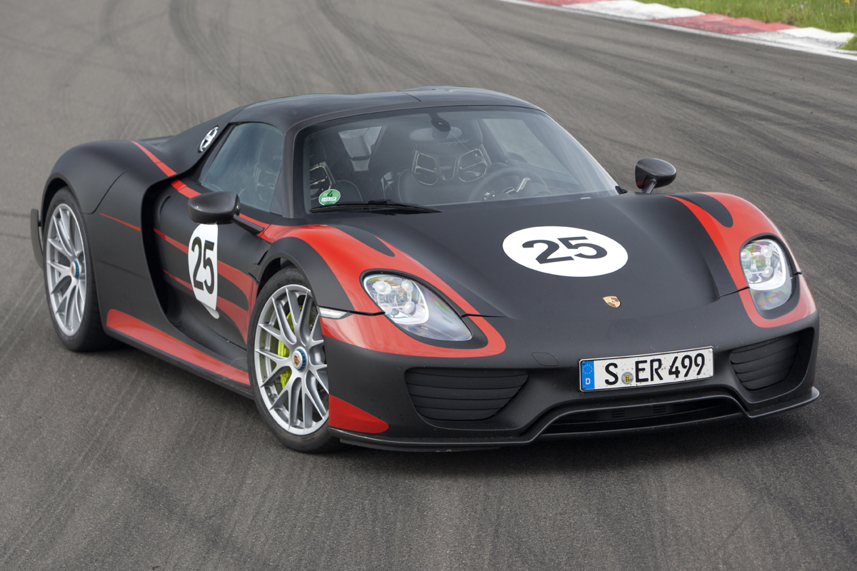 2013 Porsche 918 Spyder front roof on