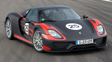 2013 Porsche 918 Spyder front roof on