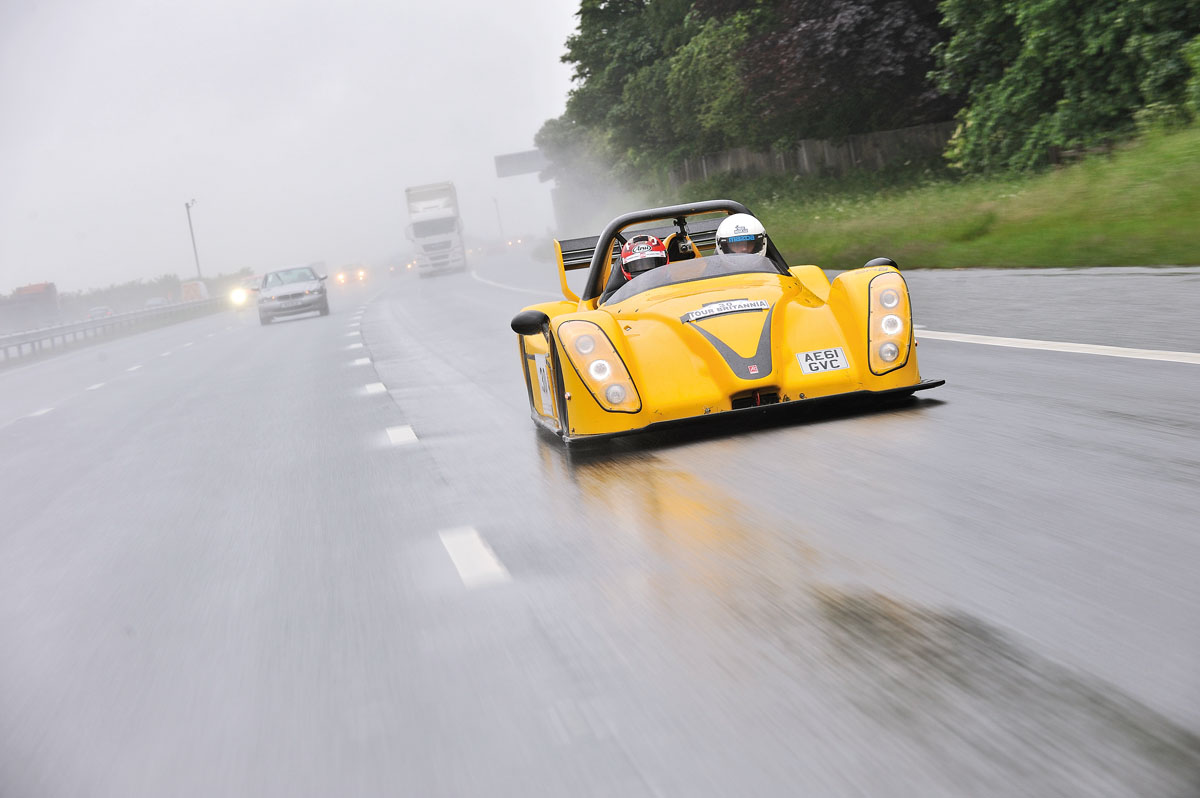Radical SR3 SL on the Tour Britannia rain