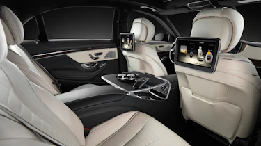 2014 Mercedes S-Class rear seat