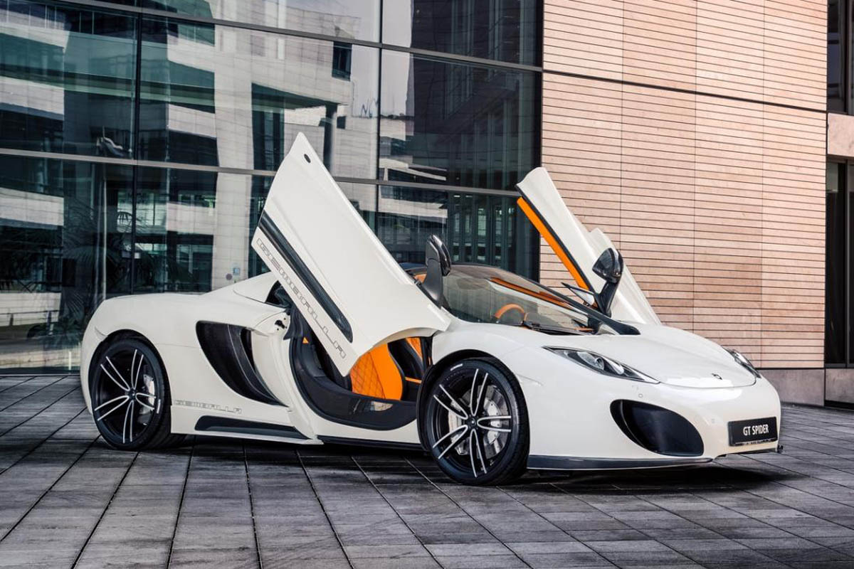 Gemballa GT Spider: tuned McLaren 12C doors up