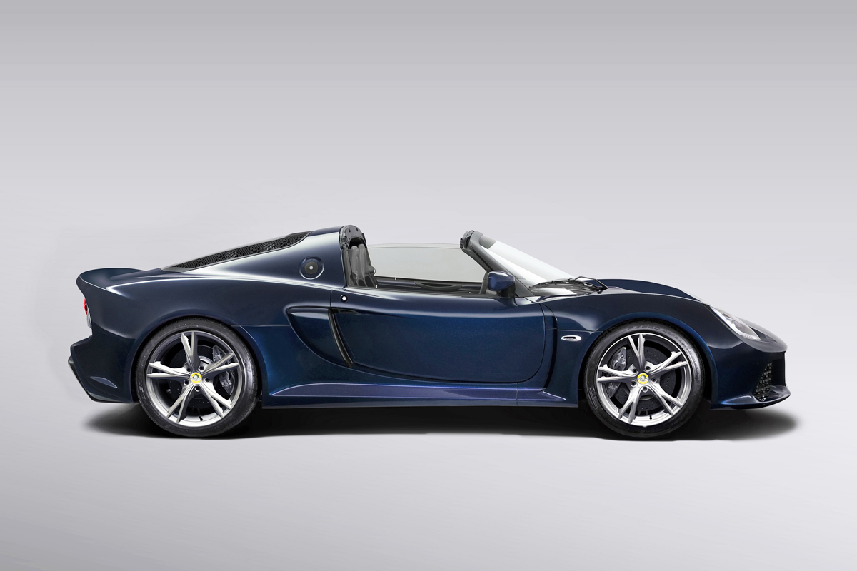 Lotus Exige S Roadster side profile