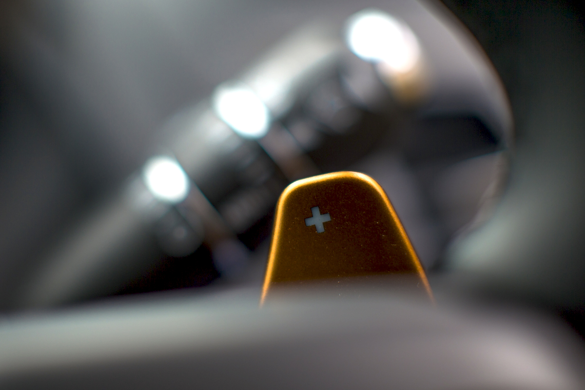 2013 Jaguar F-type V6 copper steering wheel paddle