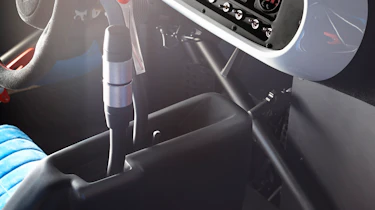 Renault TwinRun V6 hot hatch concept interior gearstick