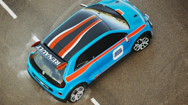 Renault TwinRun V6 hot hatch concept roof wheelspin