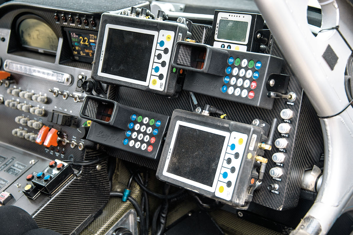 Mini GPS system on the Dakar Rally