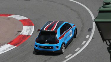 Renault TwinRun V6 hot hatch concept Monaco hairpin
