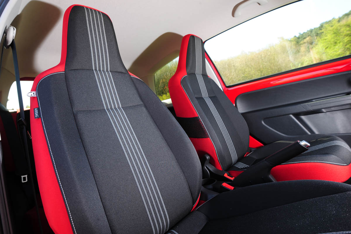 Skoda Citigo Sport red and black seats