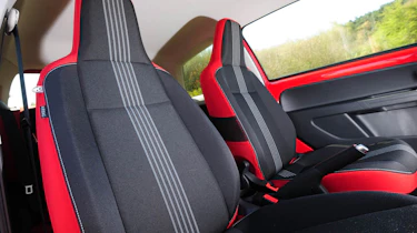 Skoda Citigo Sport red and black seats