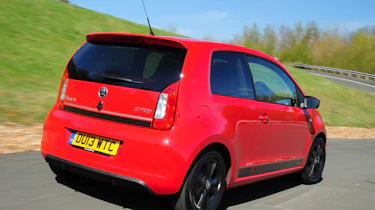 Skoda Citigo Sport red and black rear