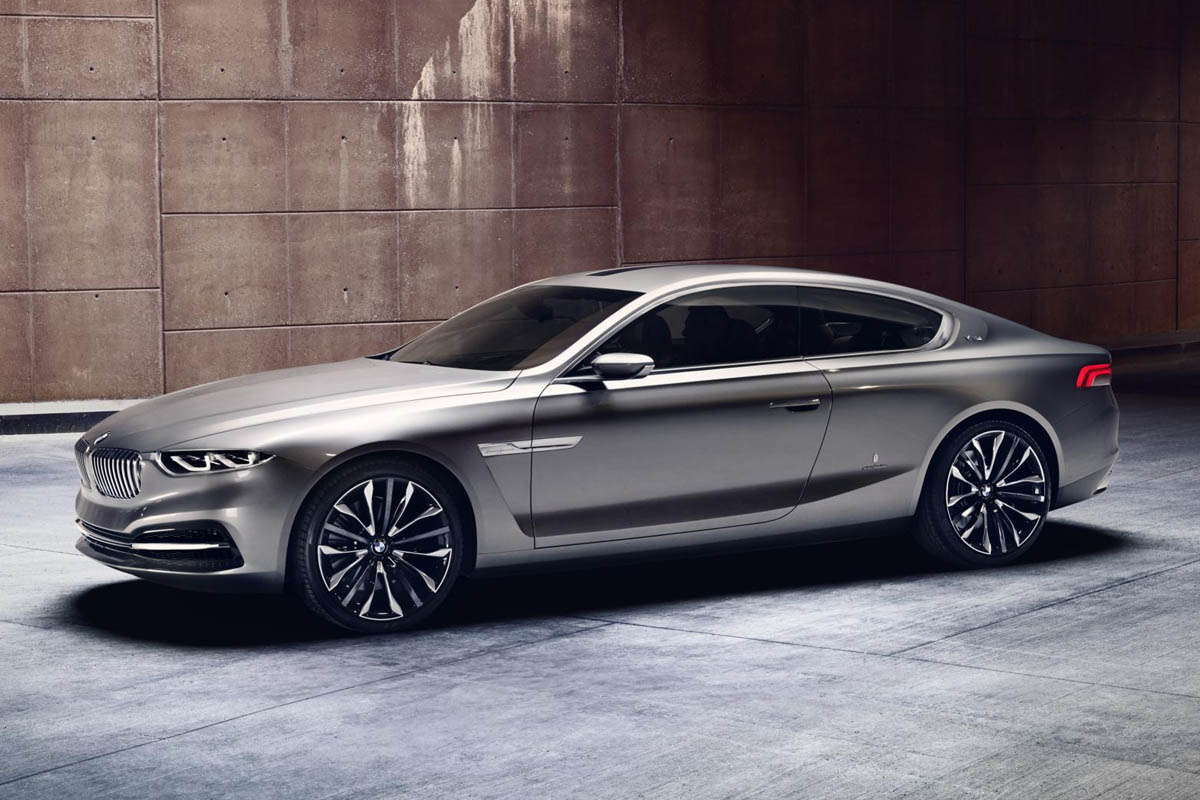 BMW Gran Lusso Coupe side profile sculptured door