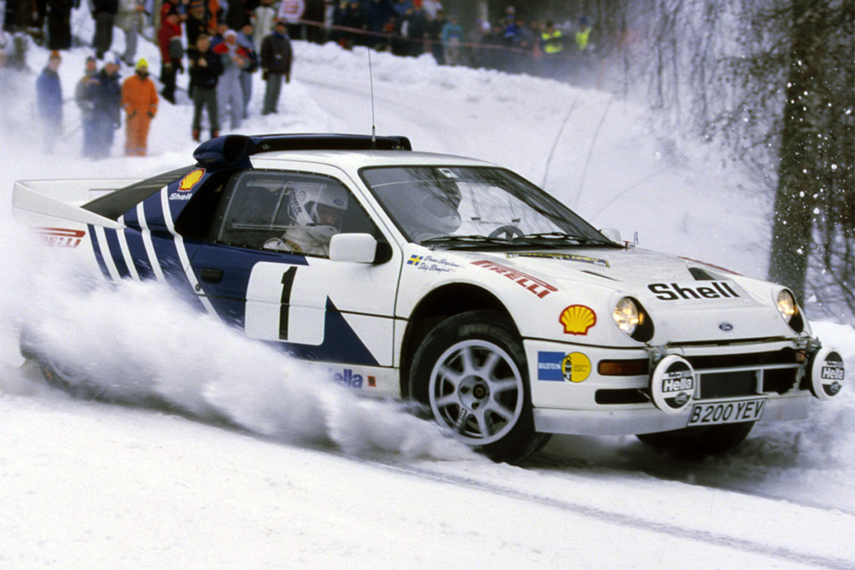 RS200 rally car