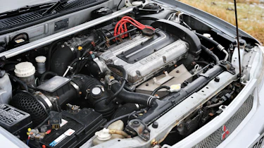 Mitsubishi Evo I engine bay