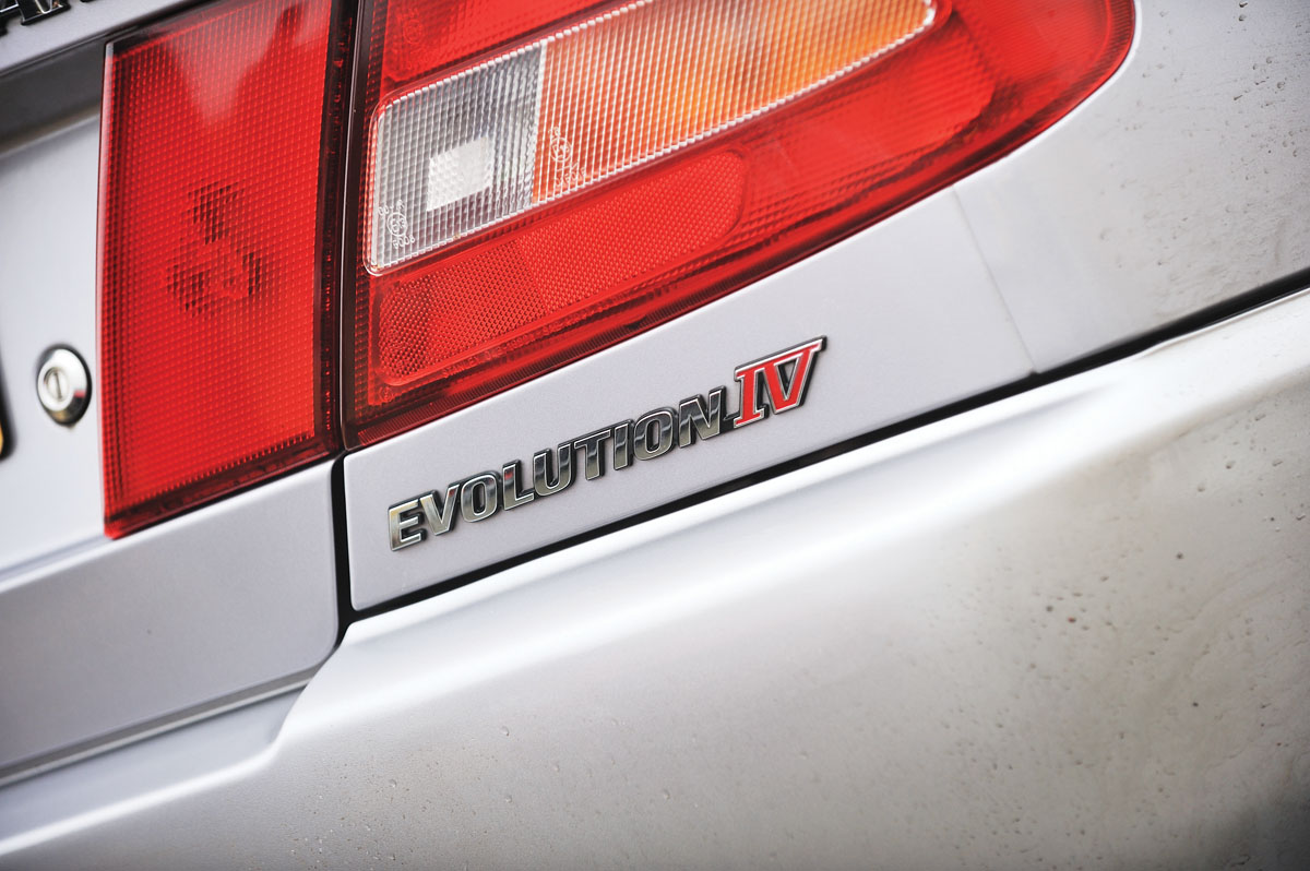 Mitsubishi Evo IV badge