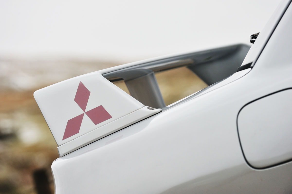 Mitsubishi Evo I rear spoiler