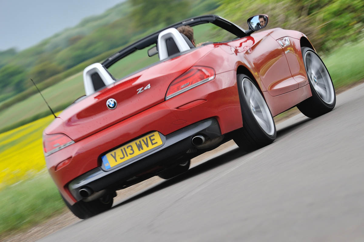 2013 BMW Z4 sDrive35i red rear