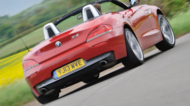 2013 BMW Z4 sDrive35i red rear