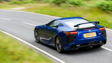 Lexus LFA tribute video blue spoiler up