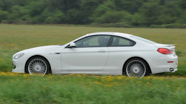 2013 Alpina B6 Bi-Turbo Coupe white side profile