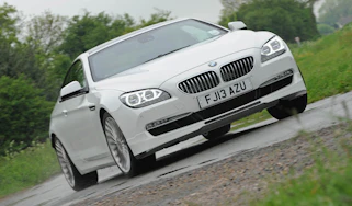 2013 Alpina B6 Bi-Turbo Coupe white front