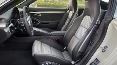 Porsche 911 50 Years Edition tartan sports seats interior