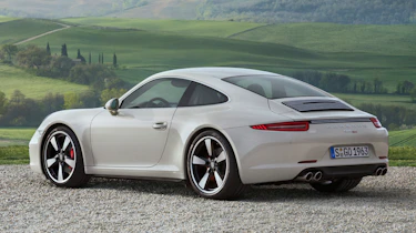 Porsche 911 50 Years Edition grey rear view