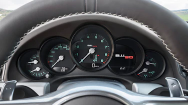 Porsche 911 50 Years Edition new dials steering wheel paddles